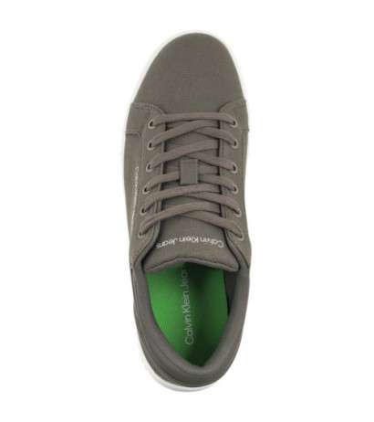 Calvin Klein Classic Cupsole Low Lth In Dc Dusty Olive/Bright White YM0YM00976 0IH (CK495-b) sports shoes