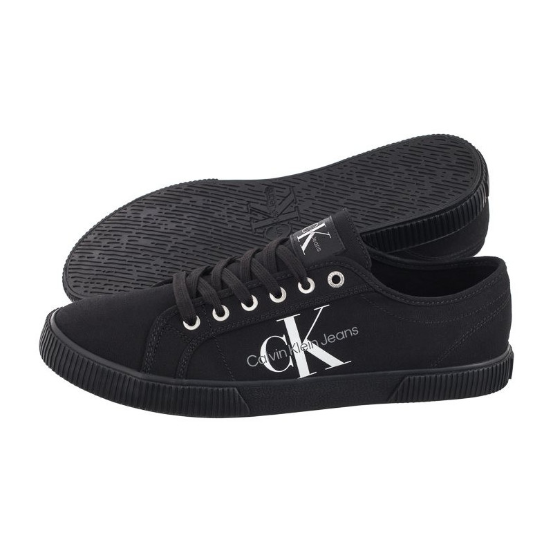Calvin Klein Ess Vulcanized Low Laceup CS ML Triple Black YM0YM00306 0GL (CK497-a) tossud