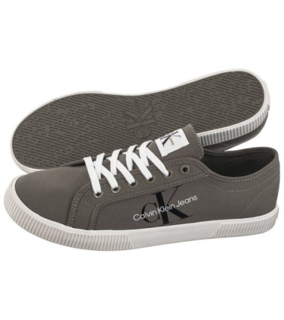 Calvin Klein Ess Vulcanized Low Laceup CS ML Dusty Olive/Bright White YM0YM00306 0IH (CK497-b) Sneakers