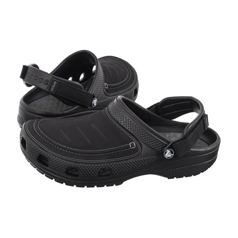 Crocs Yukon Vista II LR Clog Black/Slate Grey 207689-0DD (CR323-b) slippers