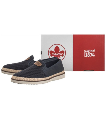 Rieker Granatowe B2366-14 Blue (RI162-a) shoes