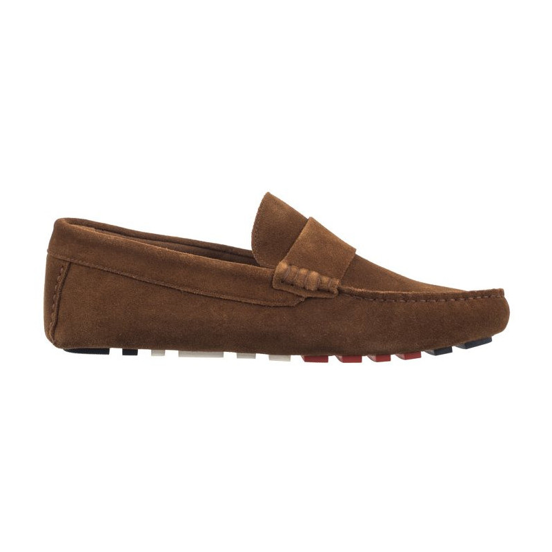 Tommy Hilfiger TH Classic Suede Driver Coconut Grove FM0FM05000 GVQ (TH1092-b) shoes