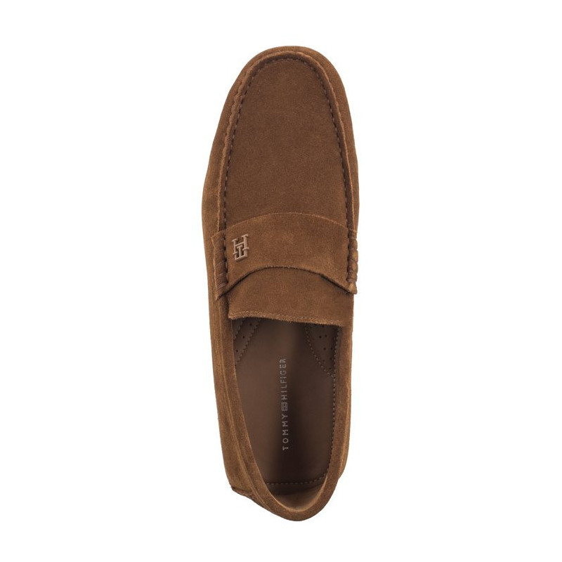 Tommy Hilfiger TH Classic Suede Driver Coconut Grove FM0FM05000 GVQ (TH1092-b) apavi