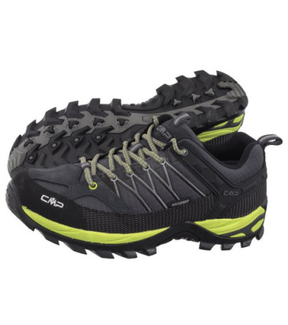 CMP Rigel Low Trekking Shoes Wp 3Q54457 72UN Antracite-Limegreen (CM20-a) shoes