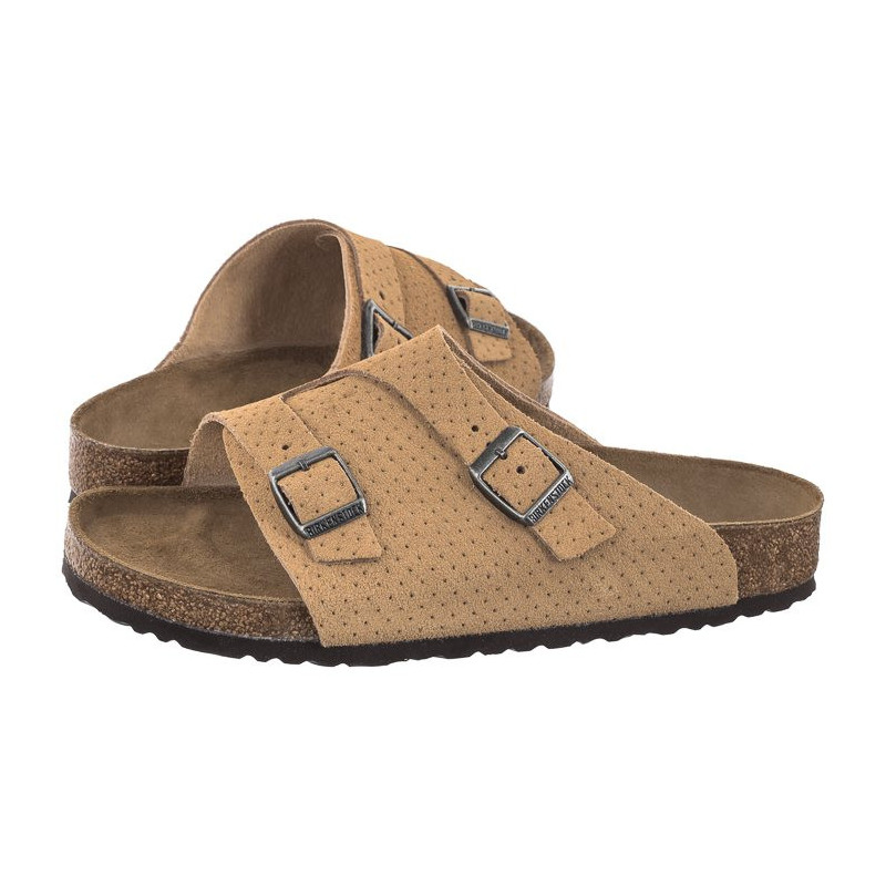 Birkenstock Zurich Emboss Dots New Beige 1027036 (BK254-a) čības
