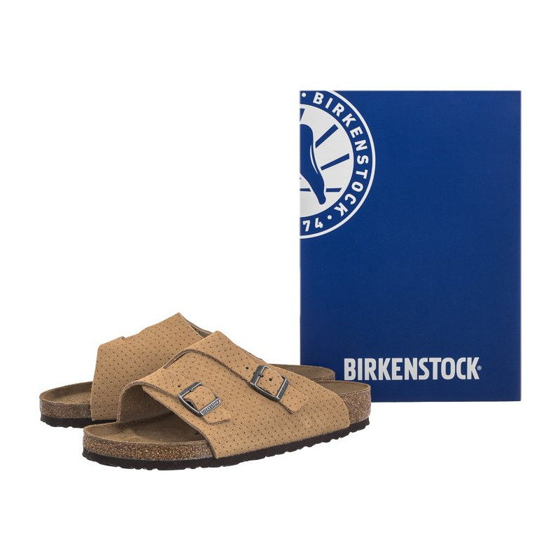 Birkenstock Zurich Emboss Dots New Beige 1027036 (BK254-a) slippers