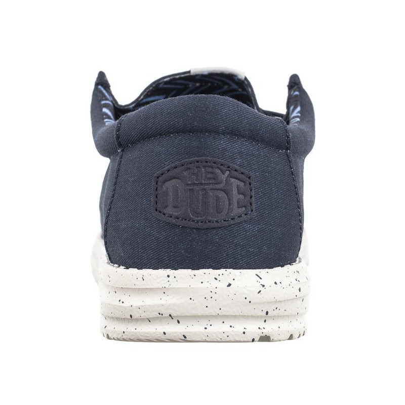 Hey Dude Wally Stretch Canvas Navy 40700-410 (HY14-a) apavi