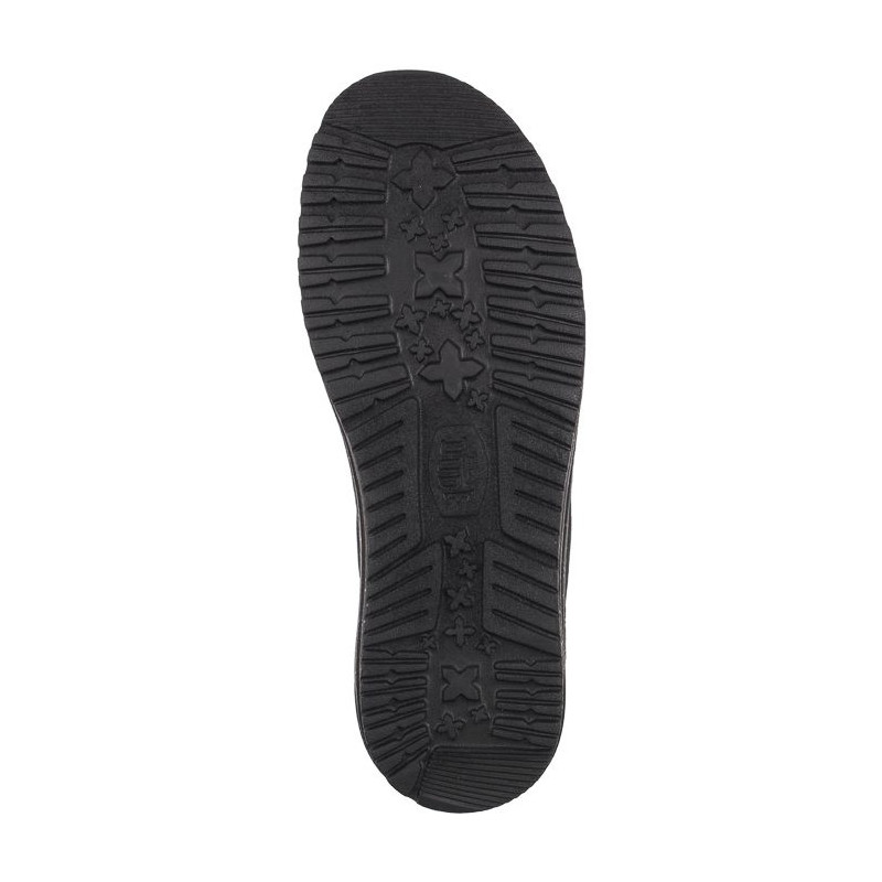 Hey Dude Wally Stretch Canvas Black 40700-060 (HY14-b) batai