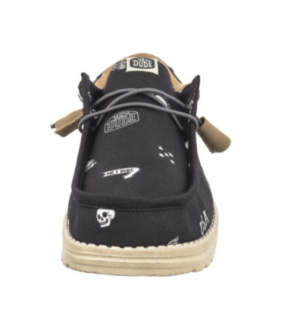 Hey Dude Wally Stars N Skulls Print Black 41284-001 (HY20-a) apavi