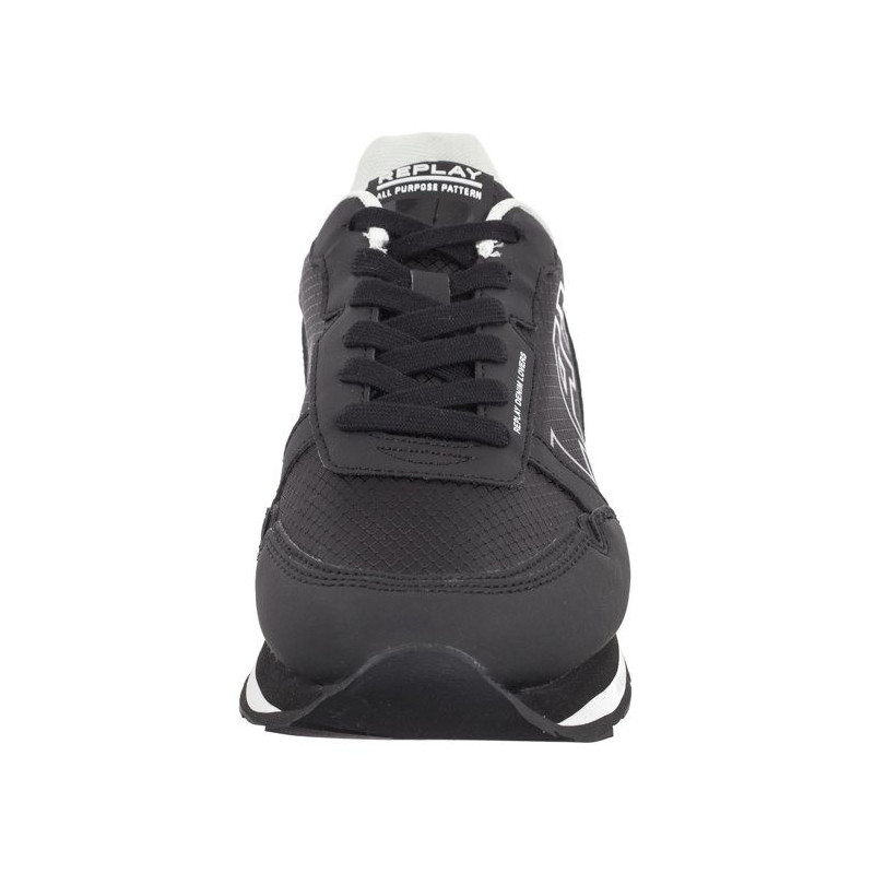 Replay Arthur Rep 1 GMS68.000.C0082T RS680082T 0008 Black/White (RP17-a) sporta apavi