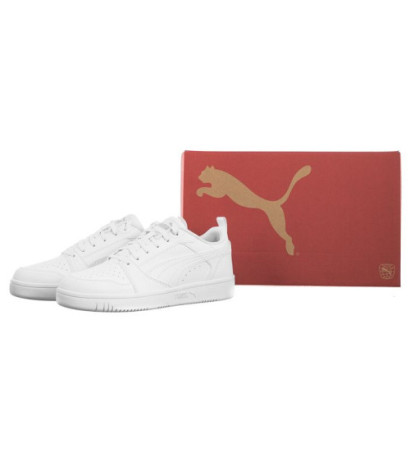 Puma Rebound v6 Low Puma White-Cool Light Grey 392328-03 (PU590-a) sporta apavi
