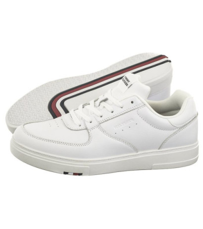 Tommy Hilfiger Modern Cup Corporate Lth White FM0FM04941 YBS (TH1105-a) sports shoes