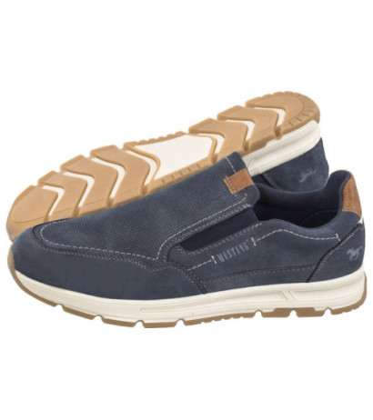 Mustang Granatowe 4195-401-800 (MU544-a) sporta apavi