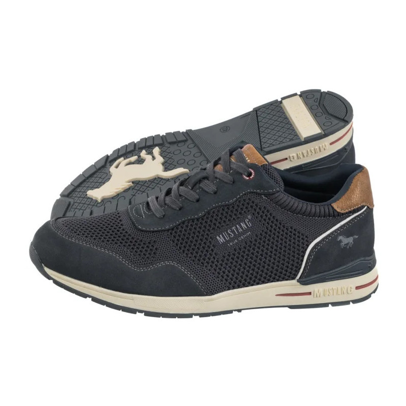 Mustang Granatowe 4154-317-800 (MU542-b) sports shoes