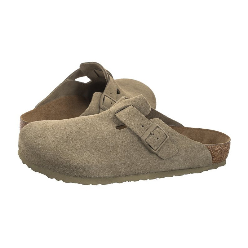 Birkenstock Boston BS Faded Khaki 1025788 (BK265-a) Naiste kingad/klappide klapid