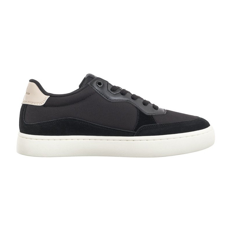 Calvin Klein Classic Cupsole Low Mix Mtl Black/Eggshell/White YM0YM01033 0GR (CK541-a) sporta apavi