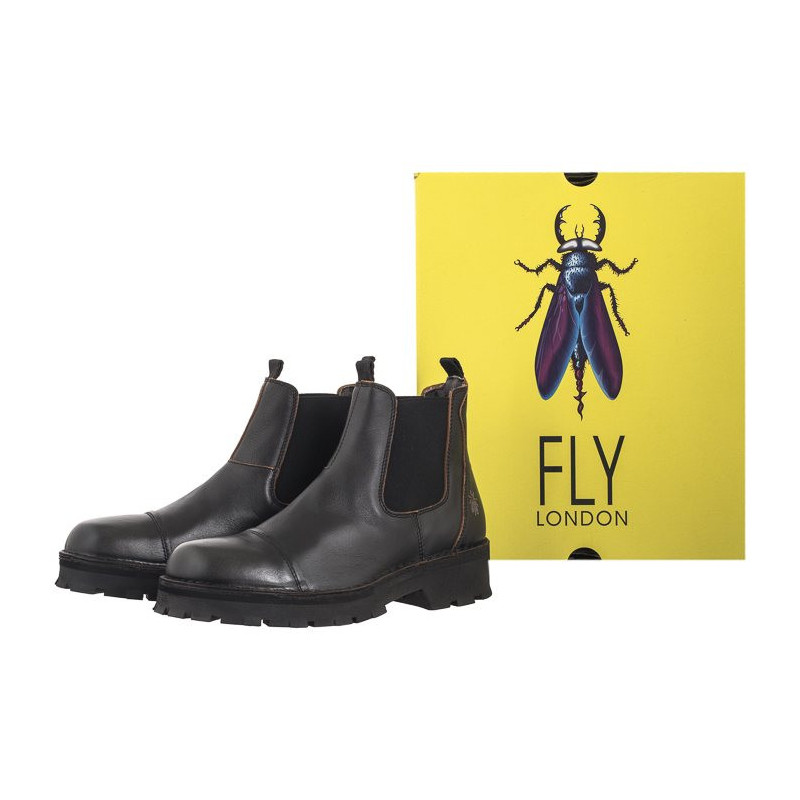 FLY London Klin Antique Black P211135001 (FL408-a) batai