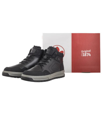 Rieker Czarne 38544-00 Black (RI215-a) pārgājienu zābaki