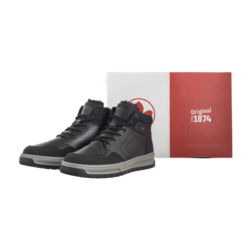 Rieker Czarne 38544-00 Black (RI215-a) pārgājienu zābaki