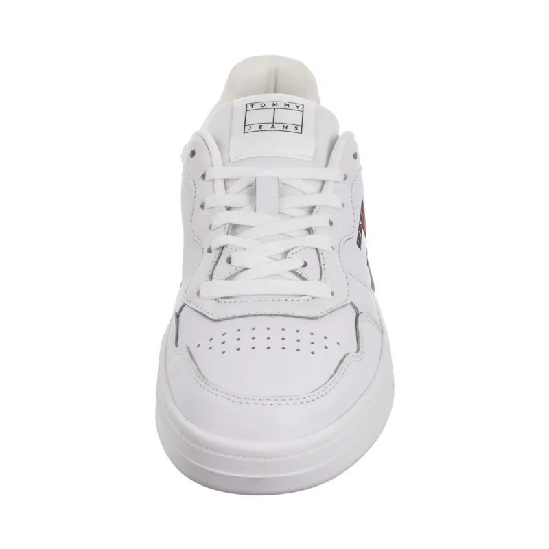 Tommy Hilfiger Tjm Cupsole Leather Ess White EM0EM01443 YBR (TH1169-b) sporta apavi