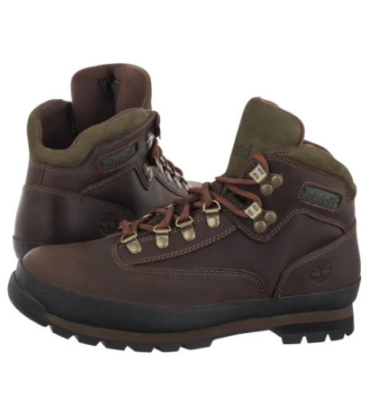 Timberland Euro Hiker Mid Hiker Md Brown Full Grain 095100 214 (TI137-a) batai