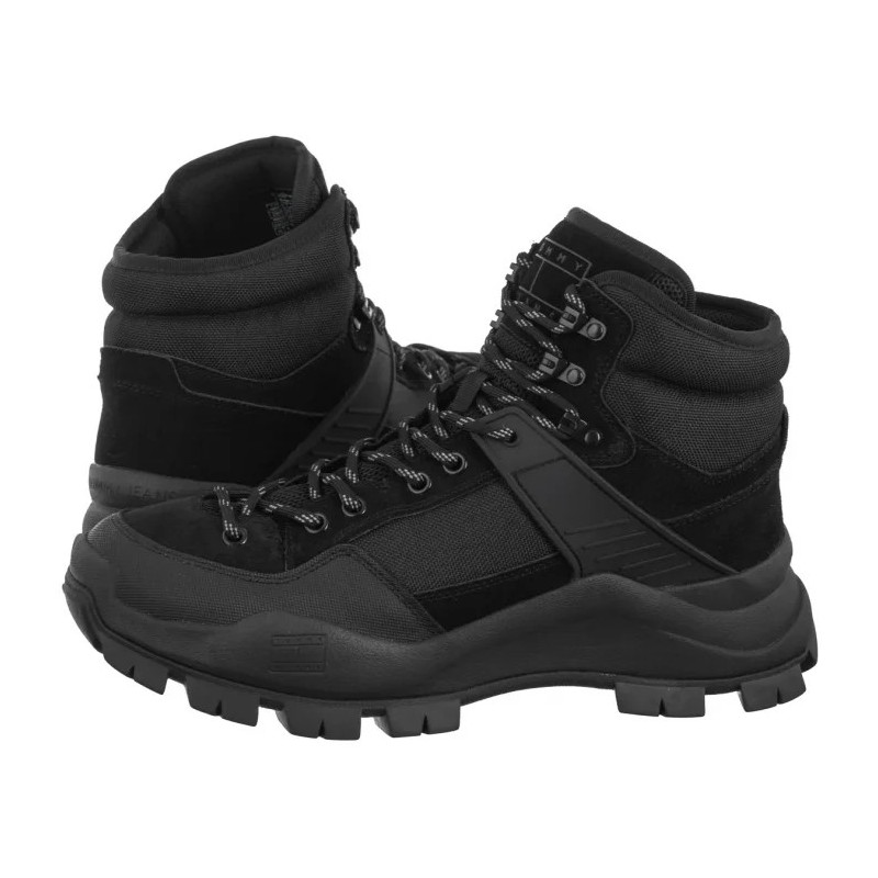 Tommy Hilfiger Tjm Urban Hibryd Boot Black EM0EM01489 BDS (TH1216-a) apavi
