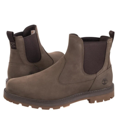 Timberland Britton Road Mid Chelsea Boot Medium Brown Nubuck 0A6A4W EM5 (TI141-a) shoes