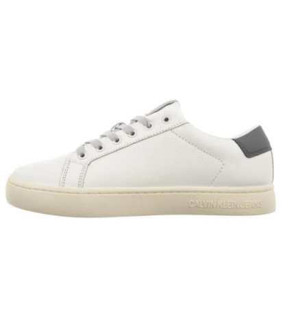 Calvin Klein Classic Cupsole Low Ohb Bright White/Creamy White YM0YM01164 0LD (CK605-a) sportiniai bateliai