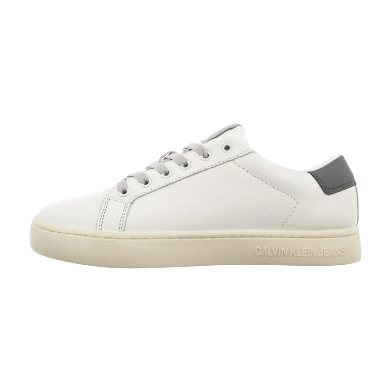 Calvin Klein Classic Cupsole Low Ohb Bright White/Creamy White YM0YM01164 0LD (CK605-a) sportiniai bateliai
