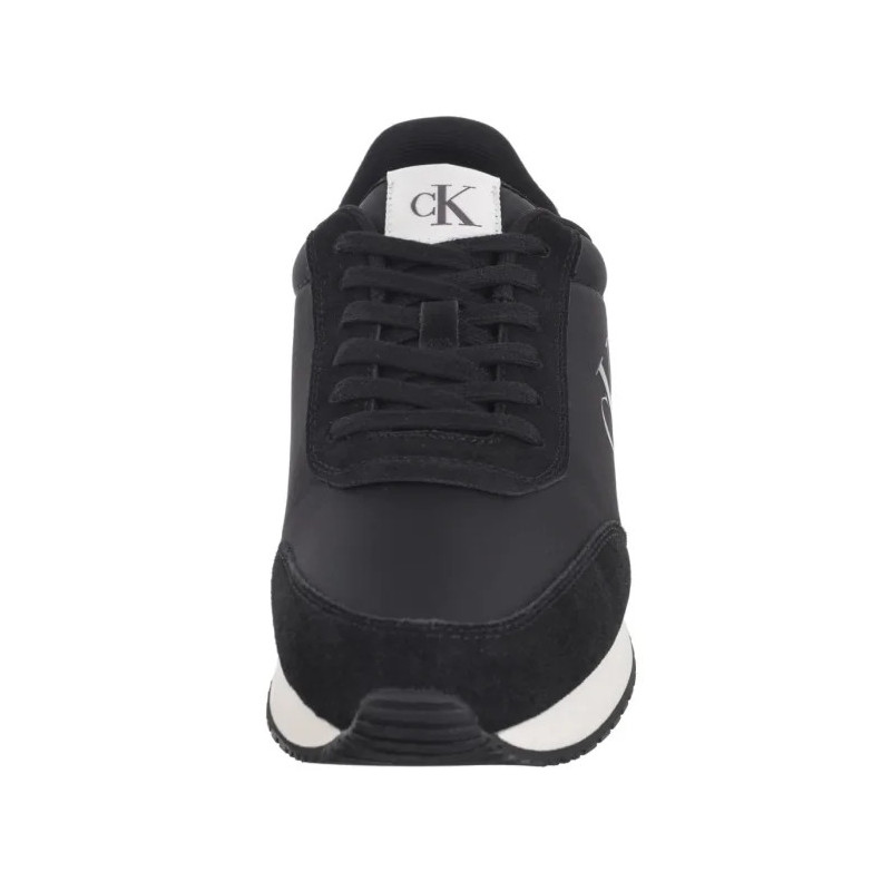 Calvin Klein Retro Runner Iconic Snk Black/Bright White YM0YM01119 0GM (CK611-a) sporta apavi