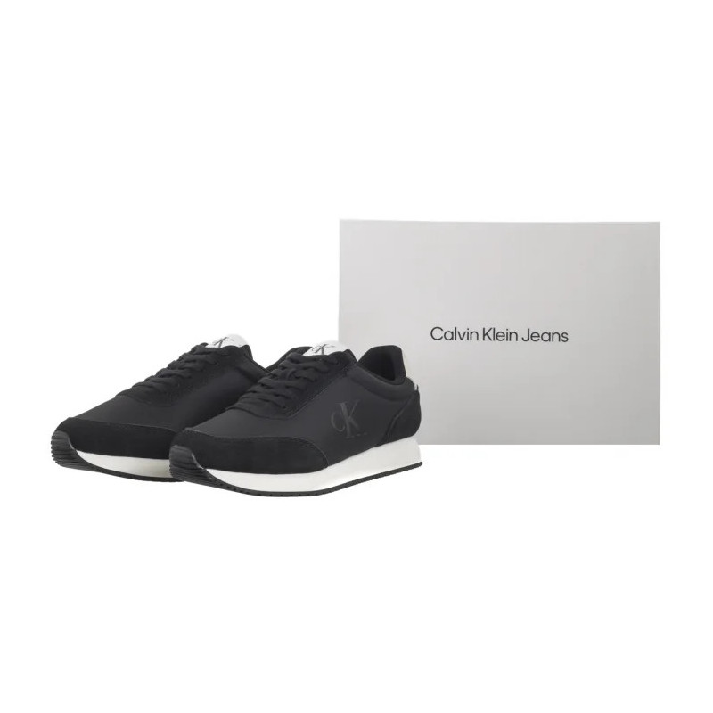 Calvin Klein Retro Runner Iconic Snk Black/Bright White YM0YM01119 0GM (CK611-a) spordijalatsid