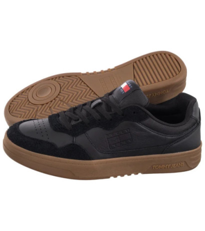 Tommy Hilfiger Tjm Cupsole Leather Mix Black EM0EM01566 BDS (TH1251-a) sportiniai bateliai