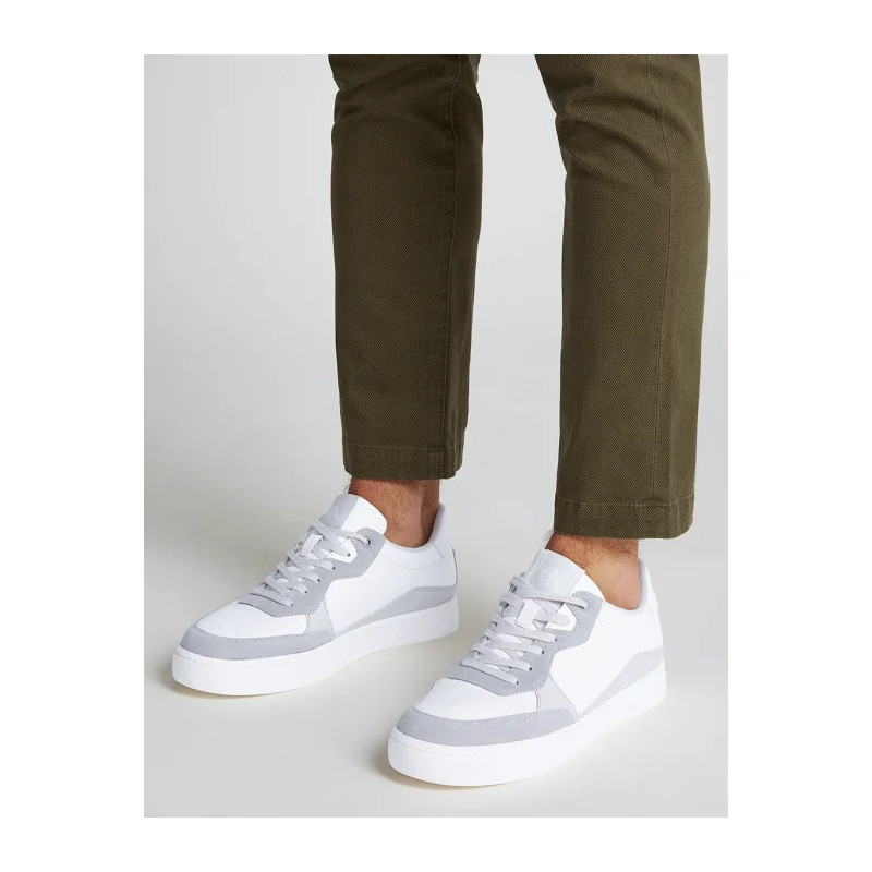 Calvin Klein Classic Cupsole Mg Wmm White/Oyster Mushroom/Formal Grey YM0YM01153 0IR (CK623-a) sporta apavi