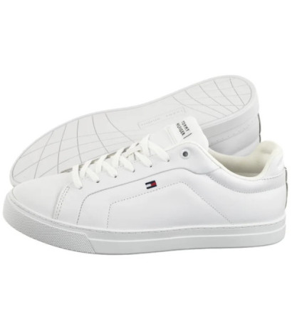 Tommy Hilfiger Icon Court Lth Flag Ess White FM0FM05317 YBS (TH1230-b) sporta apavi