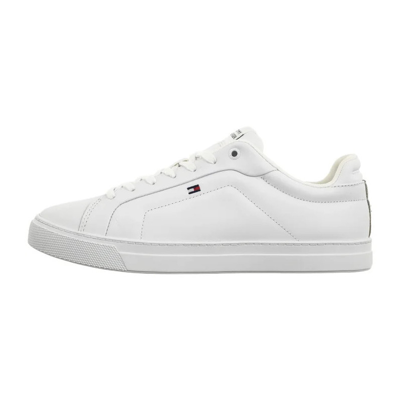 Tommy Hilfiger Icon Court Lth Flag Ess White FM0FM05317 YBS (TH1230-b) sporta apavi