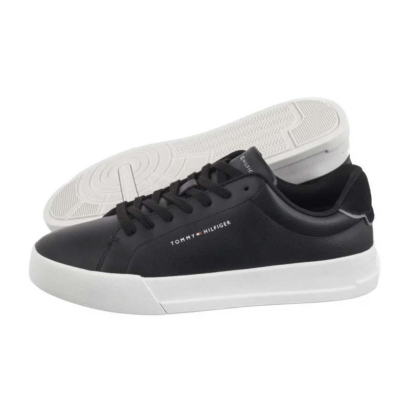 Tommy Hilfiger TH Court Lth Detail Ess Black FM0FM05367 BDS (TH1219-b) sportiniai bateliai