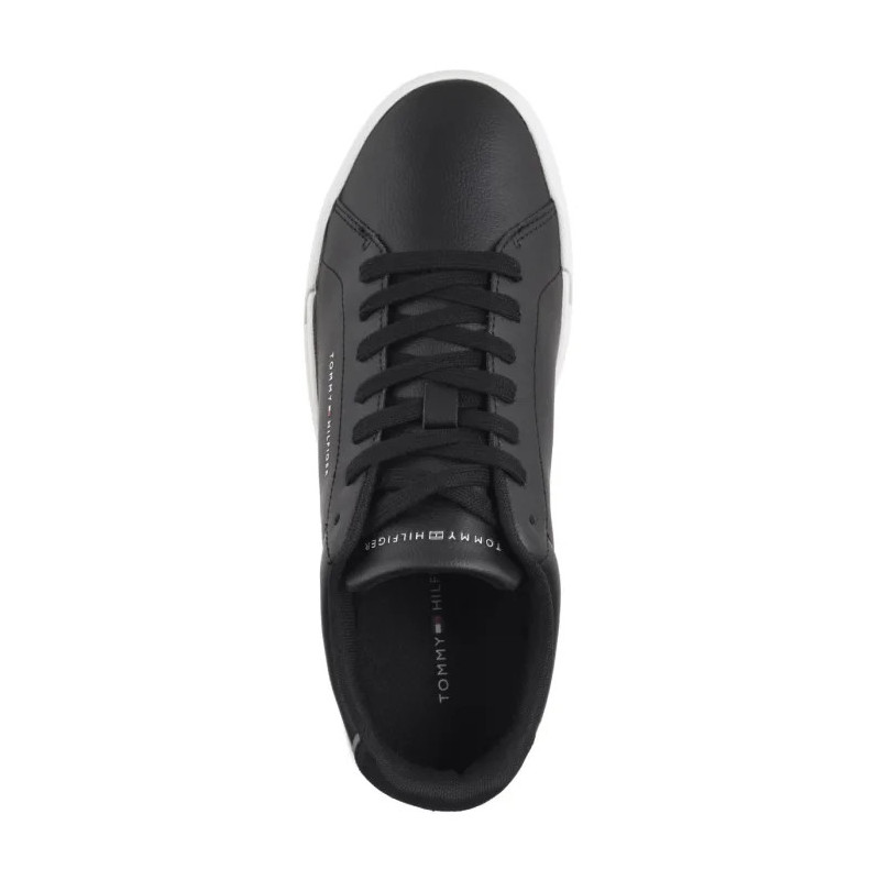 Tommy Hilfiger TH Court Lth Detail Ess Black FM0FM05367 BDS (TH1219-b) spordijalatsid