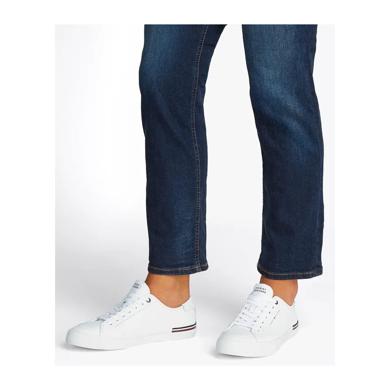 Tommy Hilfiger Core Corporate Vulc Leather White FM0FM05399 YBS (TH1255-a) sportiniai bateliai 