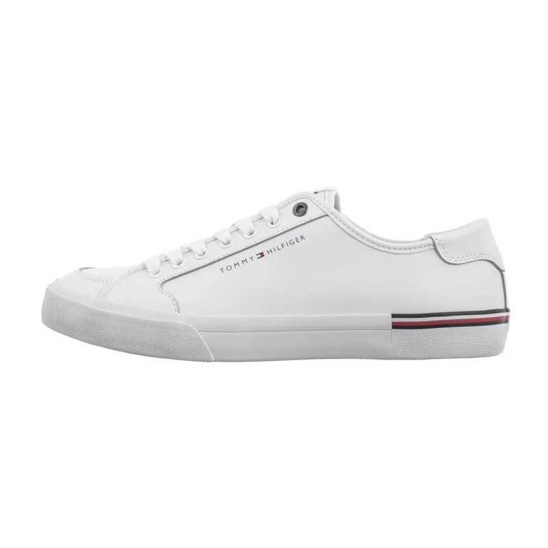 Tommy Hilfiger Core Corporate Vulc Leather White FM0FM05399 YBS (TH1255-a) Sneakers