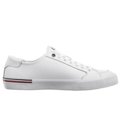 Tommy Hilfiger Core Corporate Vulc Leather White FM0FM05399 YBS (TH1255-a) čības