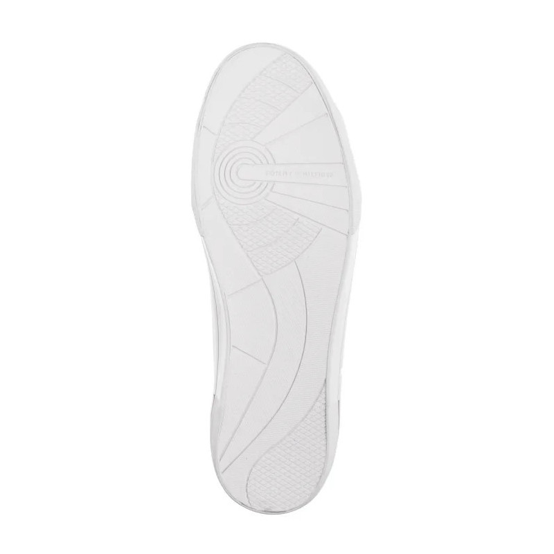 Tommy Hilfiger Core Corporate Vulc Leather White FM0FM05399 YBS (TH1255-a) Sneakers