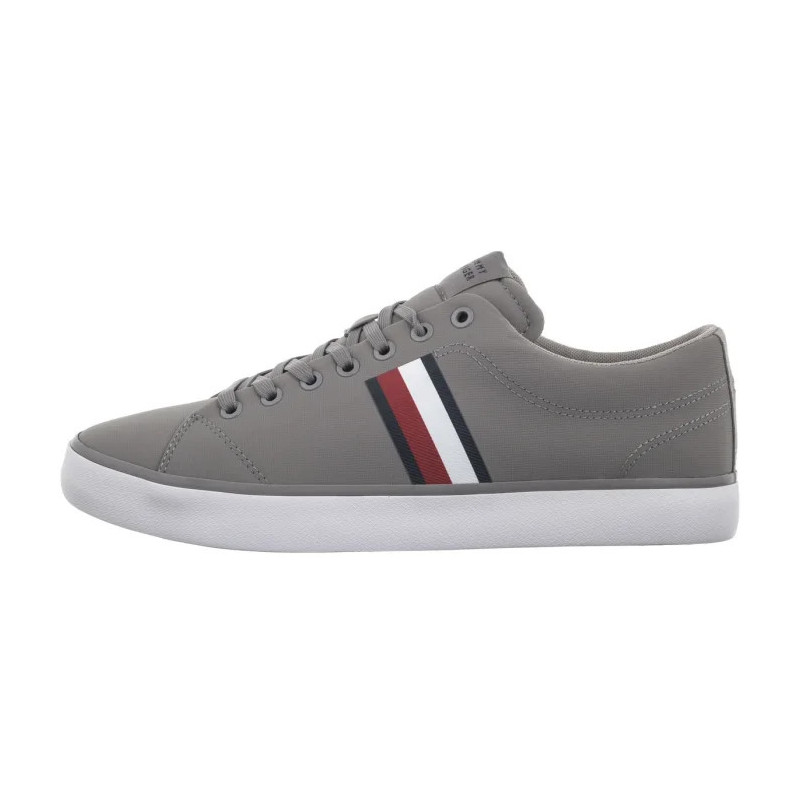 Tommy Hilfiger TH Hi Vulc Low Core Stripes Mesh Universal Grey FM0FM05393 PRY (TH1256-a) tossud