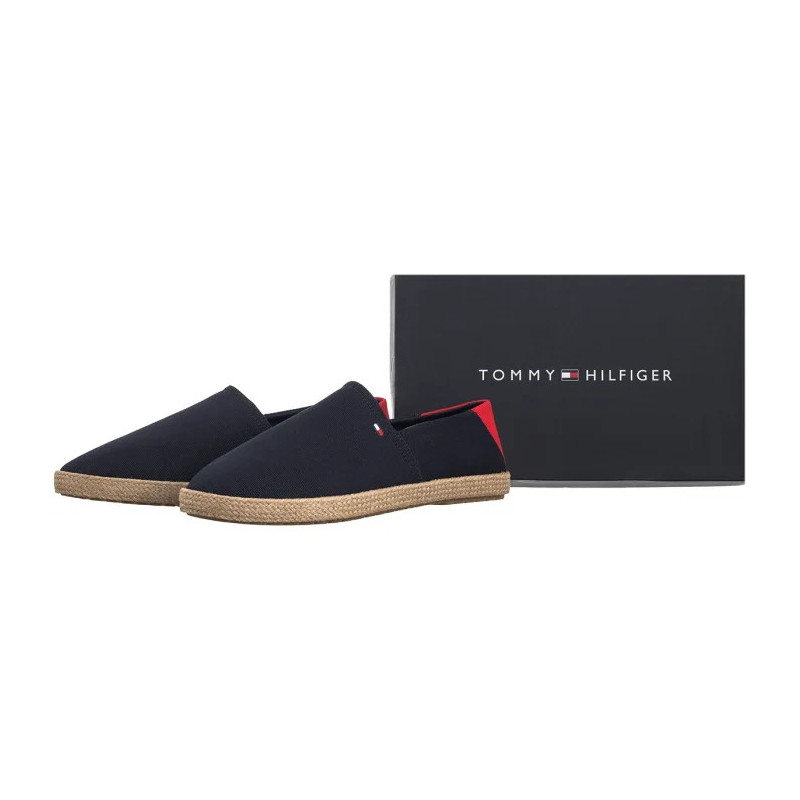 Tommy Hilfiger Hilfiger Espadrille Core Textile Desert Sky FM0FM05353 DW5 (TH1260-a) batai