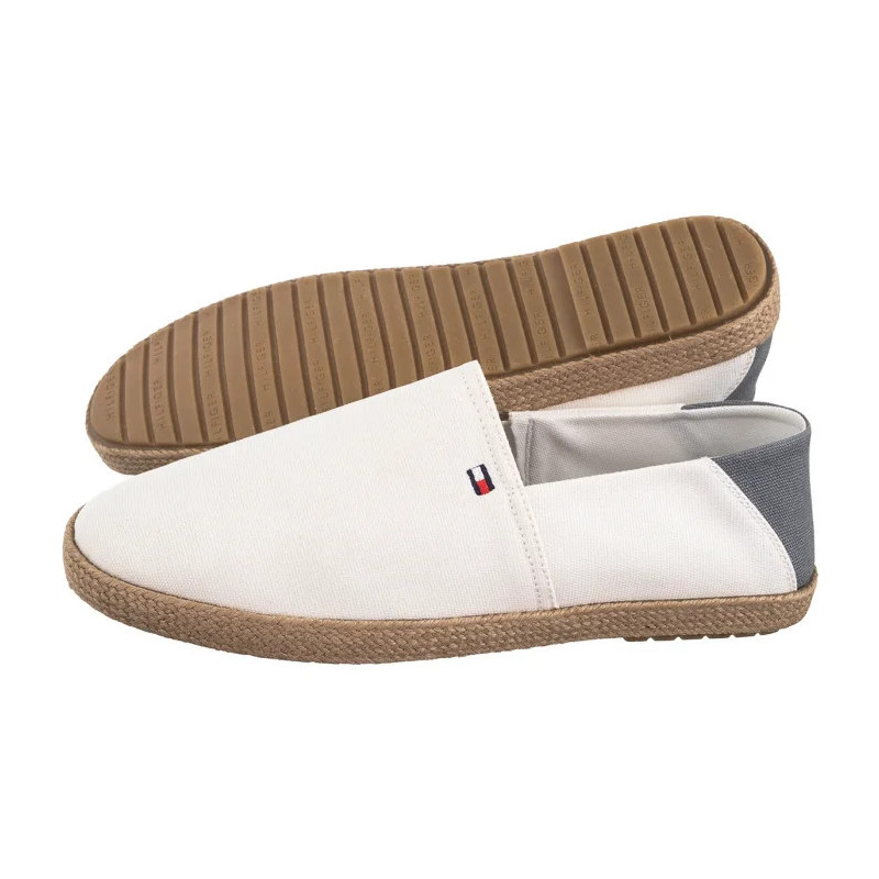 Tommy Hilfiger Hilfiger Espadrille Core Textile Ecru FM0FM05353 YBL (TH1260-b) shoes
