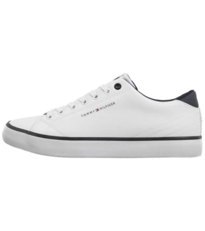 Tommy Hilfiger TH Hi Vulc Core Low Leather White FM0FM05041 YBS (TH1267-a) sporta apavi