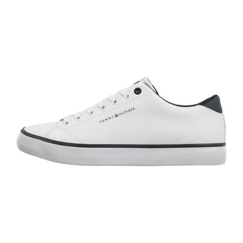 Tommy Hilfiger TH Hi Vulc Core Low Leather White FM0FM05041 YBS (TH1267-a) sporta apavi