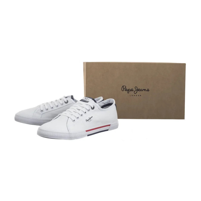 Pepe Jeans Brady Men Basic White PMS30816 800 (PE4-a) Sneakers