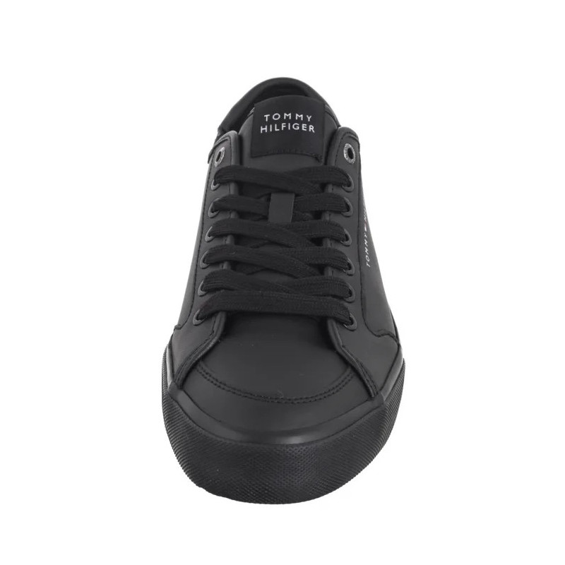 Tommy Hilfiger Core Corporate Vulc Leather Black FM0FM05399 BDS (TH1255-b) Sneakers