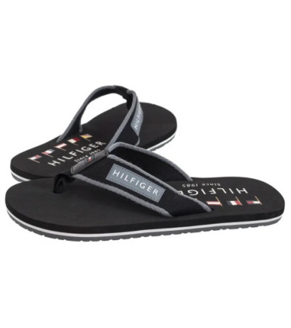 Tommy Hilfiger Patch Hilfiger Beach Sandal Black FM0FM05435 BDS (TH1273-a) batai