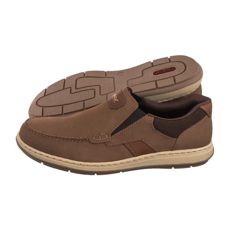 Rieker Brązowe 17368-25 Brown (RI225-a) apavi